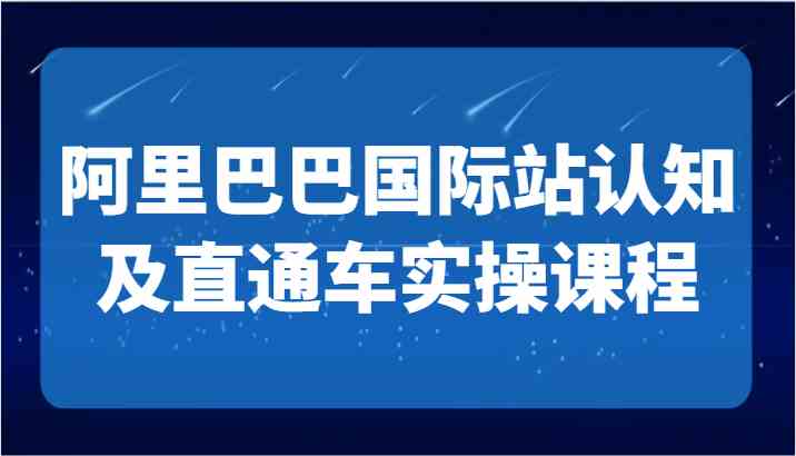 阿里巴巴国际站认知及直通车实操课-国际地产逻辑、国际站运营定位、TOP商家运营思路-优知网