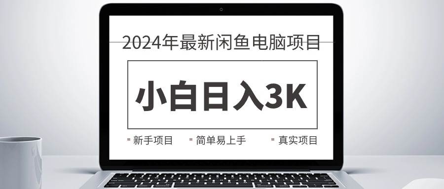 2024最新闲鱼卖电脑项目，新手小白日入3K+，最真实的项目教学-优知网