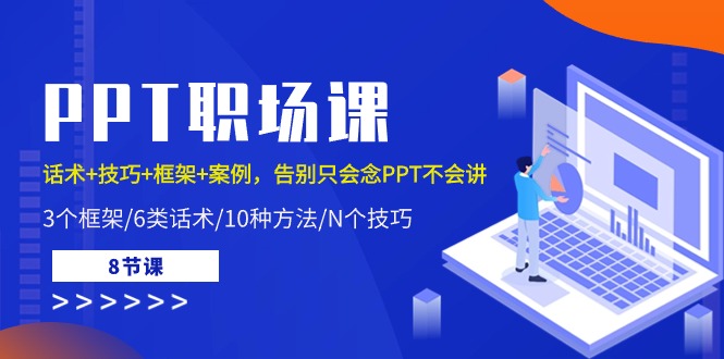 PPT初入职场课：销售话术 方法 架构 实例，道别只会念PPT不会说-优知网