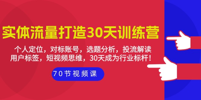 实体线-总流量打造出-30天夏令营：个人定位，对比账户，论文选题剖析，投流讲解-70节-优知网