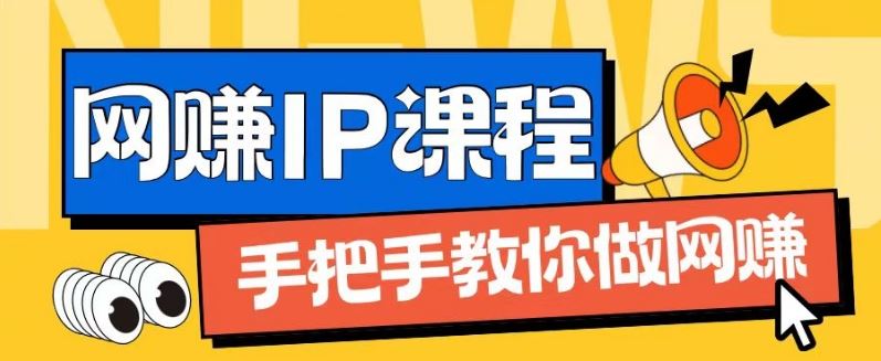 ip合伙人打造1.0，从0到1教你做网创，实现月入过万【揭秘】-优知网