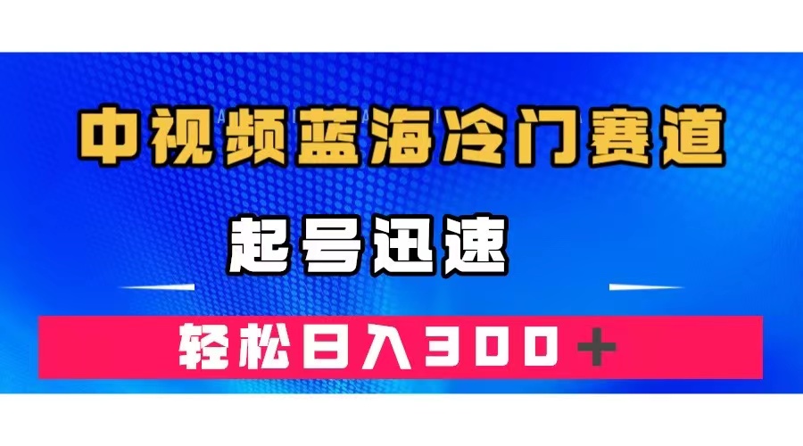 中视频蓝海冷门赛道，韩国视频奇闻解说，起号迅速，日入300＋-优知网