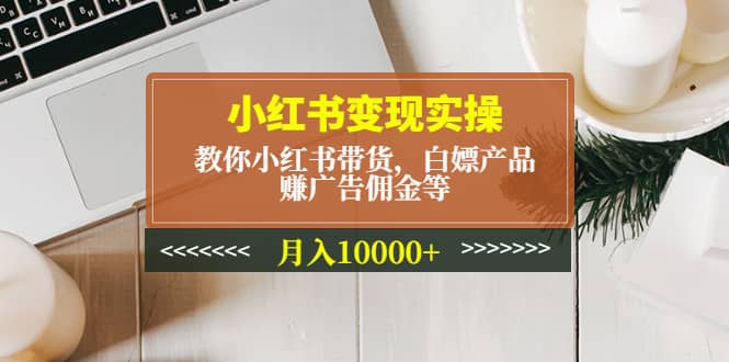 小红书变现实操：教你小红书带货，白嫖产品，赚广告佣金等-优知网