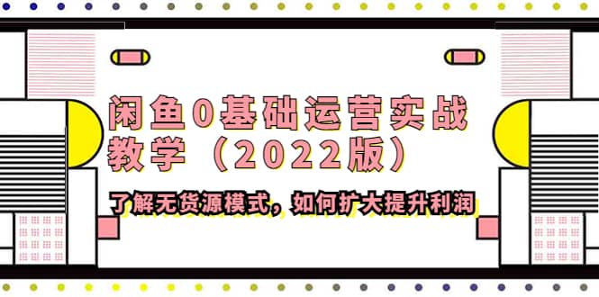 闲鱼0基础运营实战教学（2022版）了解无货源模式，如何扩大提升利润-优知网