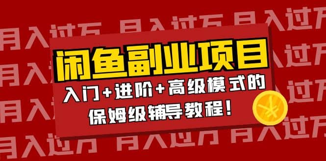 月入过万闲鱼副业项目：入门+进阶+高级模式的保姆级辅导教程-优知网