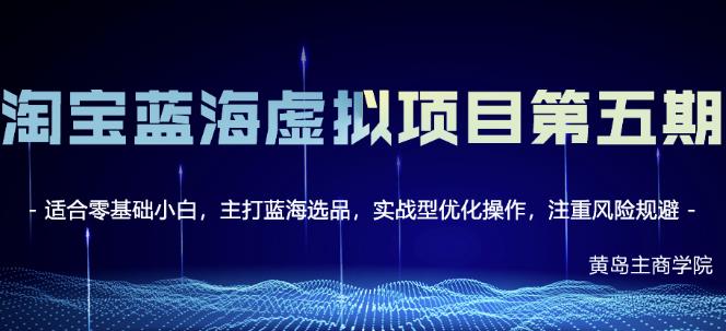 淘宝虚拟无货源3.0+4.0+5.0，适合零基础小白，主打蓝海选品，实战型优化操作-优知网