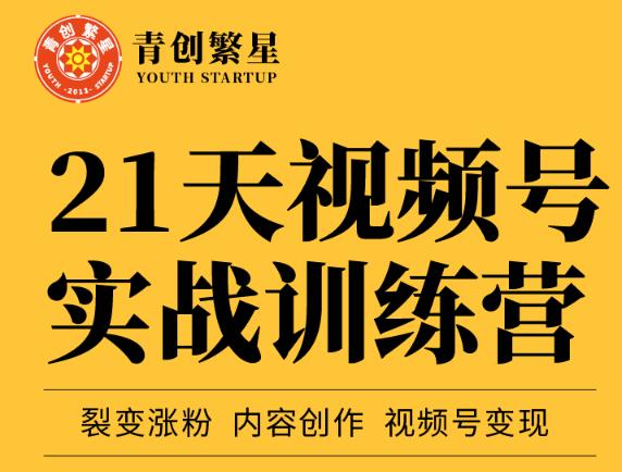 张萌21天视频号实战训练营，裂变涨粉、内容创作、视频号变现 价值298元-优知网