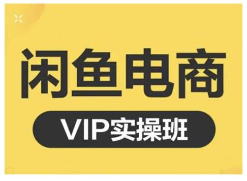 闲鱼电商零基础入门到进阶VIP实战课程，帮助你掌握闲鱼电商所需的各项技能-优知网