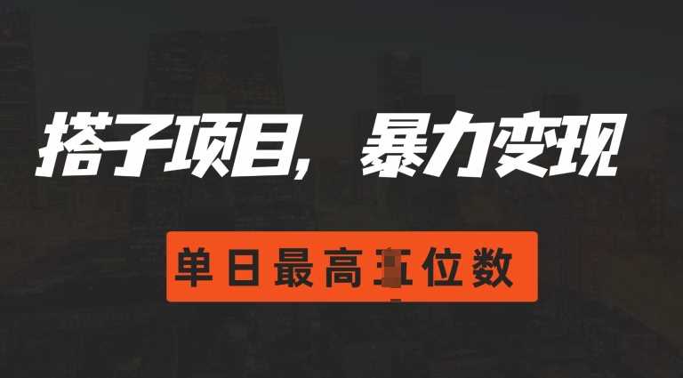 2024搭子玩法，0门槛，暴力变现，单日最高破四位数【揭秘】-优知网