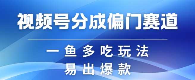 视频号创作者分成计划偏门类目，容易爆流，实拍内容简单易做【揭秘】-优知网