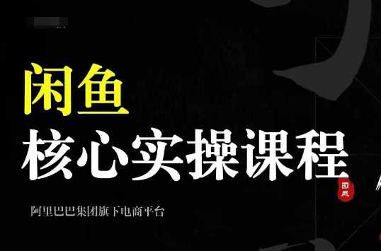 2024闲鱼核心实操课程，从养号、选品、发布、销售，教你做一个出单的闲鱼号-优知网