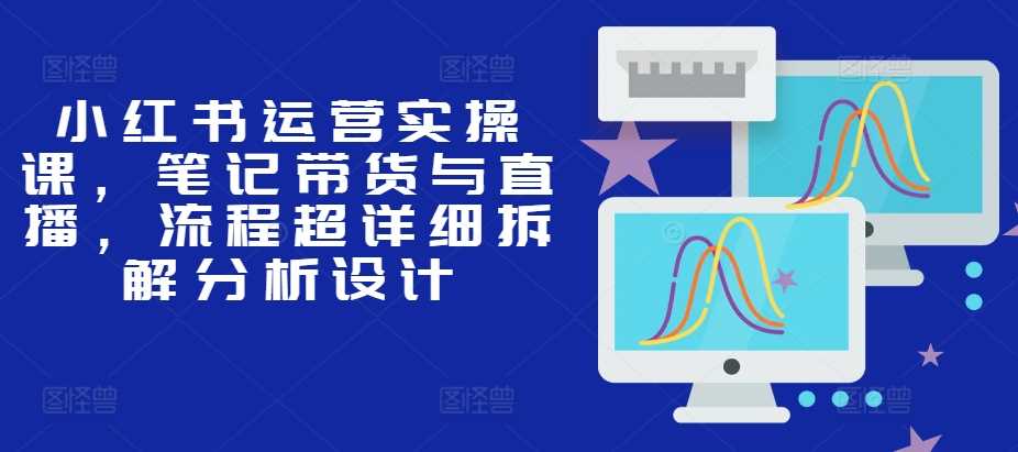 小红书运营实操课，笔记带货与直播，流程超详细拆解分析设计-优知网