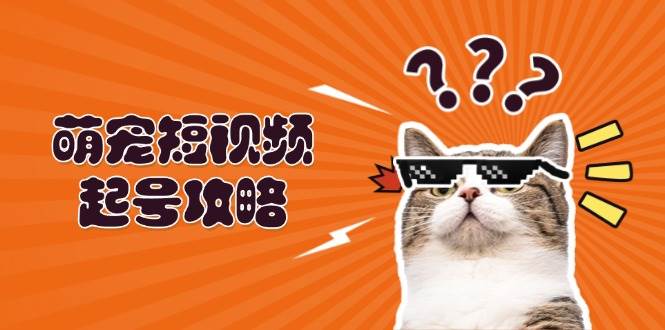 萌宠短视频起号攻略：定位搭建推流全解析，助力新手轻松打造爆款-优知网